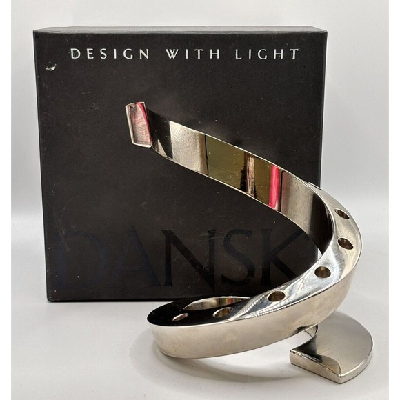 Dansk Accents Dansk Design With Light Spiral Tiny Taper Candle